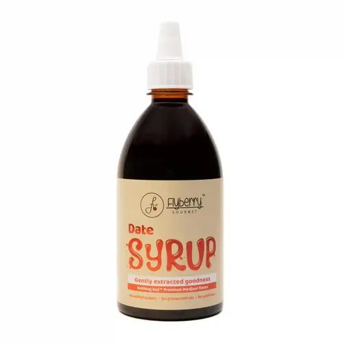 Flyberry Gourmet Medjoul Date Syrup | Low GI | Sugarfree | 100% Natural | Alternative to Sugar, Honey, Jaggery