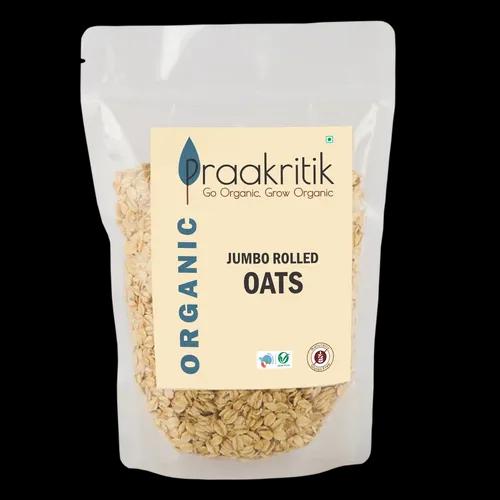 Praakritik Organic Jumbo Rolled Oats 500 G