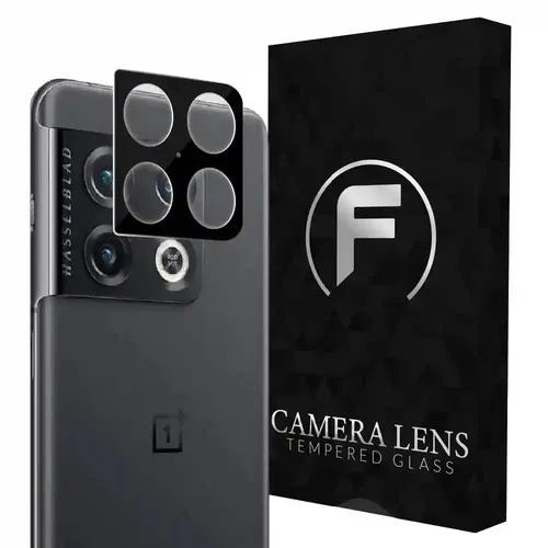 FIRST MART Camera Lens Protector for OnePlus 10 Pro 5G | Tempered Glass 9H Hardness Camera Cover Screen Protector | Black & Case Friendly