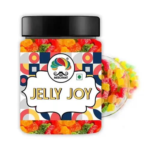 Mr. Merchant Premium Fruit Punch Jelly Bites(Sugar Coated Fruit Jelly Candy)(300 Gram)