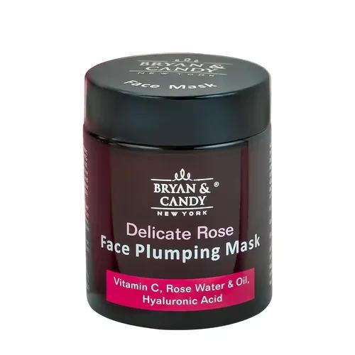 Bryan & Candy New York Delicate Rose Face Plumping Face Mask with Vitamin C, Rose Water & Oil, Hyaluronic Acid (100 gm)