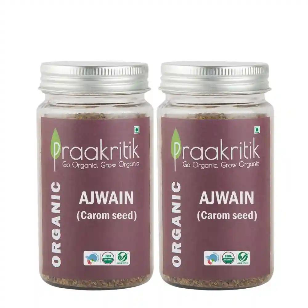 Praakritik Organic Ajwain 100 G ( pack of 2 )