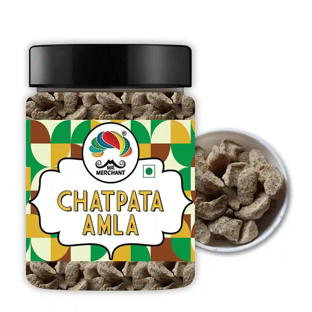 Mr. Merchant Chatpata Amla Candy 300gm (Dried, Salted & Spicy Indian Gooseberry), Boosts Immunity and Digestion