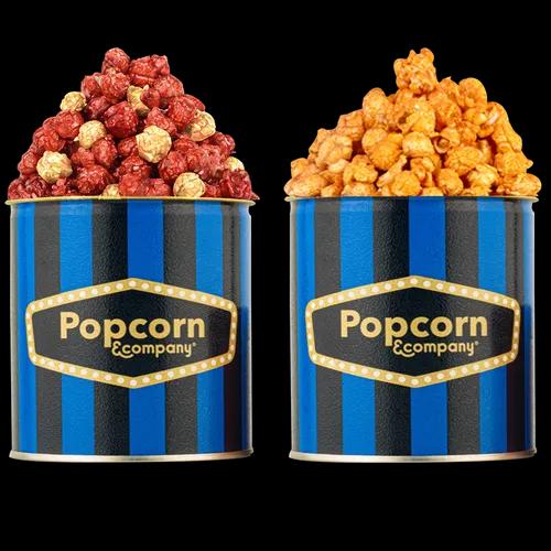 Popcorn & Company Festive Gift Combo- 190 Gm(Red Velvet & Tomato Burst Popcorn)