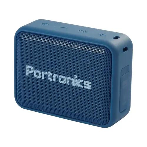 Portronics Dynamo 5W POR-737 Bluetooth 5.0 Portable Stereo Speaker with TWS, USB Music & FM Music and Clear Bass Sound (Blue)