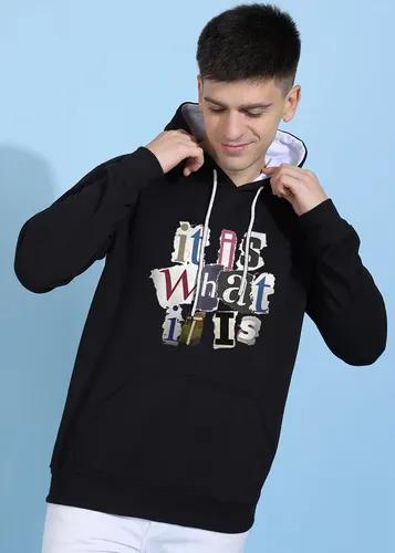 ELBATROSS  Full Sleeve  Hooded Sweatshirt (M)