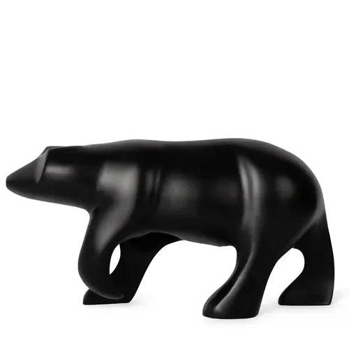 CASA DECOR Bear Aluminum Accent_Black_10 Inch Large