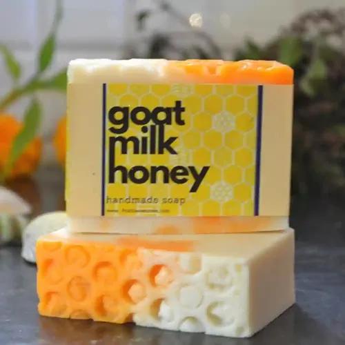 Goat Milk & Honey Cold Process Handmade Soap (Pack of 3)