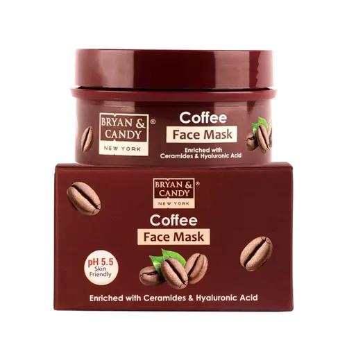 Bryan & Candy Coffee Face Mask Enriched With Ceramides & Hyaluronic Acid (100 gm)