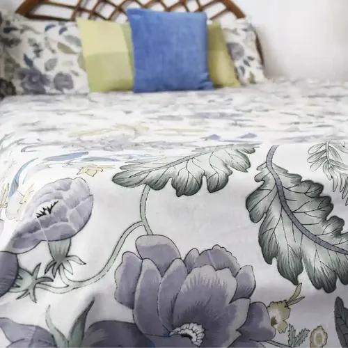 Birds Of Paradise All Over Printed King Sized Bedsheet Set