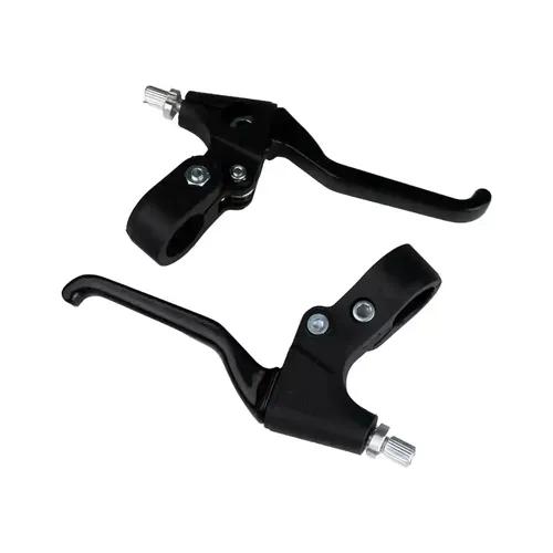 HORNBACK TrackStop Regular Alloy Durable Disc and Power Brake Clutch/Lever Set, Fit for Road Mountain BMX MTB Bike(Black).