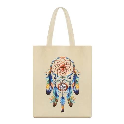 Dreamcatcher Cotton Bag (Beige)