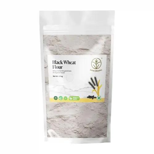 Shiva Organic BLACK WHEAT FLOUR (1.5 KG) for eating and cooking | kale gehu ka atta | Rich in Dietary Fibres