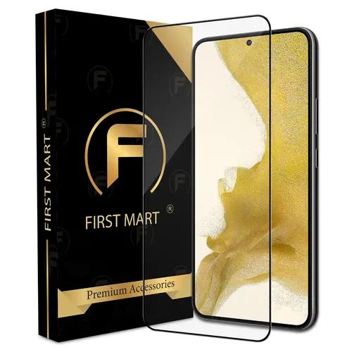 FIRST MART Premium Tempered Glass for Samsung Galaxy S22 5G / Samsung S23 with Edge to Edge Coverage and Easy Installation Kit, Pack of 1