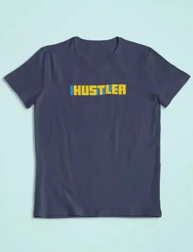 Hustler - Unisex Regular fit T-shirt - Navy Blue - S