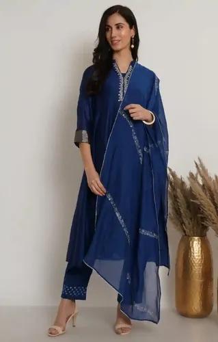 Blue Kurta Set - X-Small