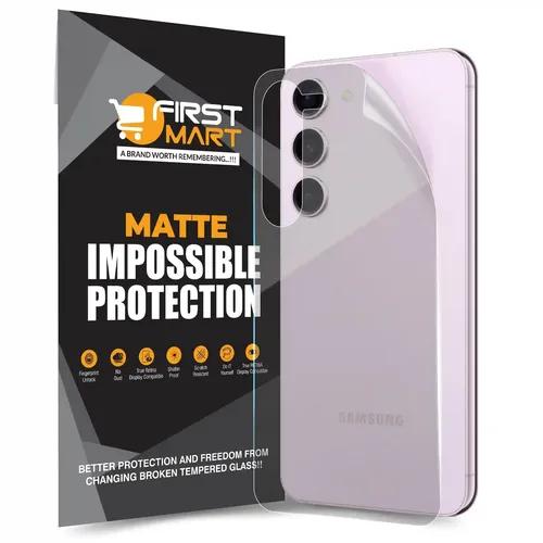 FIRST MART Screen Protector for Samsung Galaxy S23 5G - Edge to Edge Back 4 Layer Ultra Thin Unbreakable Membrane - Case Friendly Screen Coverage & Installation Kit (Matte)