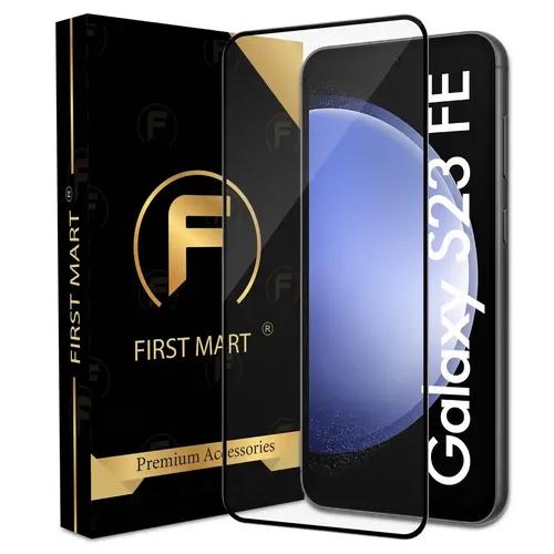 FIRST MART Premium Tempered Glass for Samsung Galaxy S23 FE 5G with Edge to Edge Coverage and Easy Installation Kit, Pack of 1