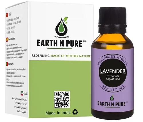 Earth N Pure Lavender  Essential Oil with Glass Dropper - 30 ML